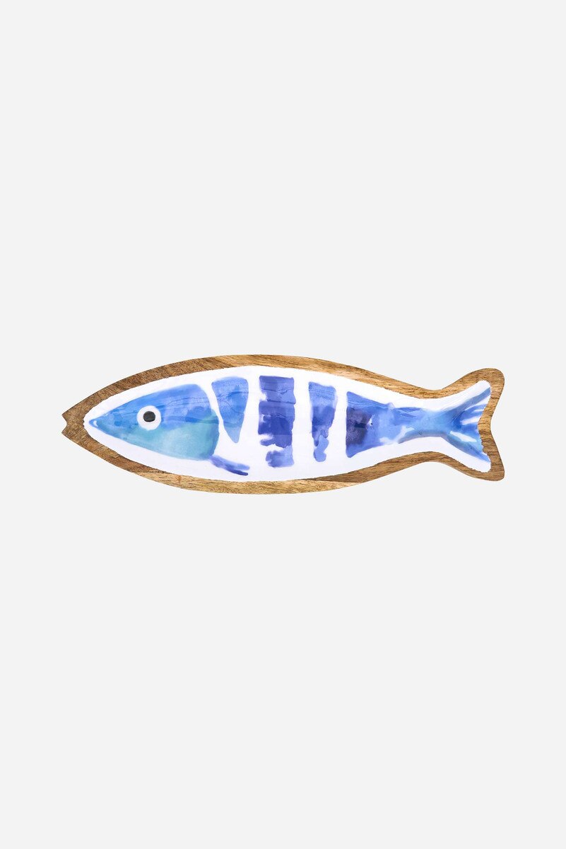 Blue Fish-Shaped Tray