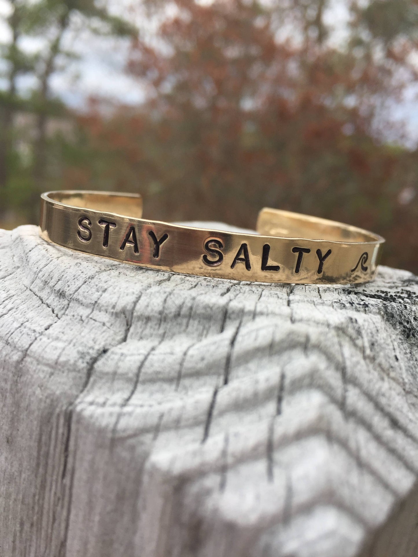 Stay Salty Cuff: Aluminum