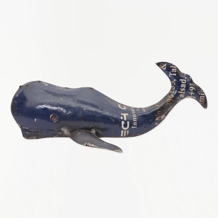 Recycled Metal Whale - Small