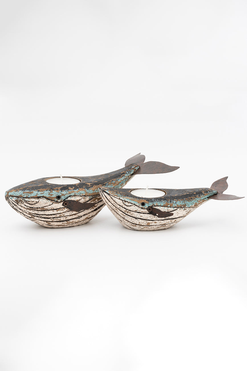 Humpback Whale Tea Light Holder
