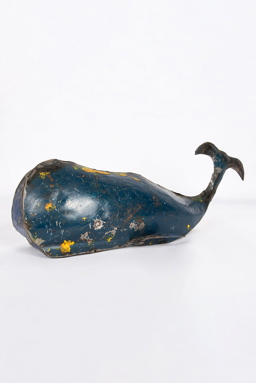 Recycled Metal Whale - Small
