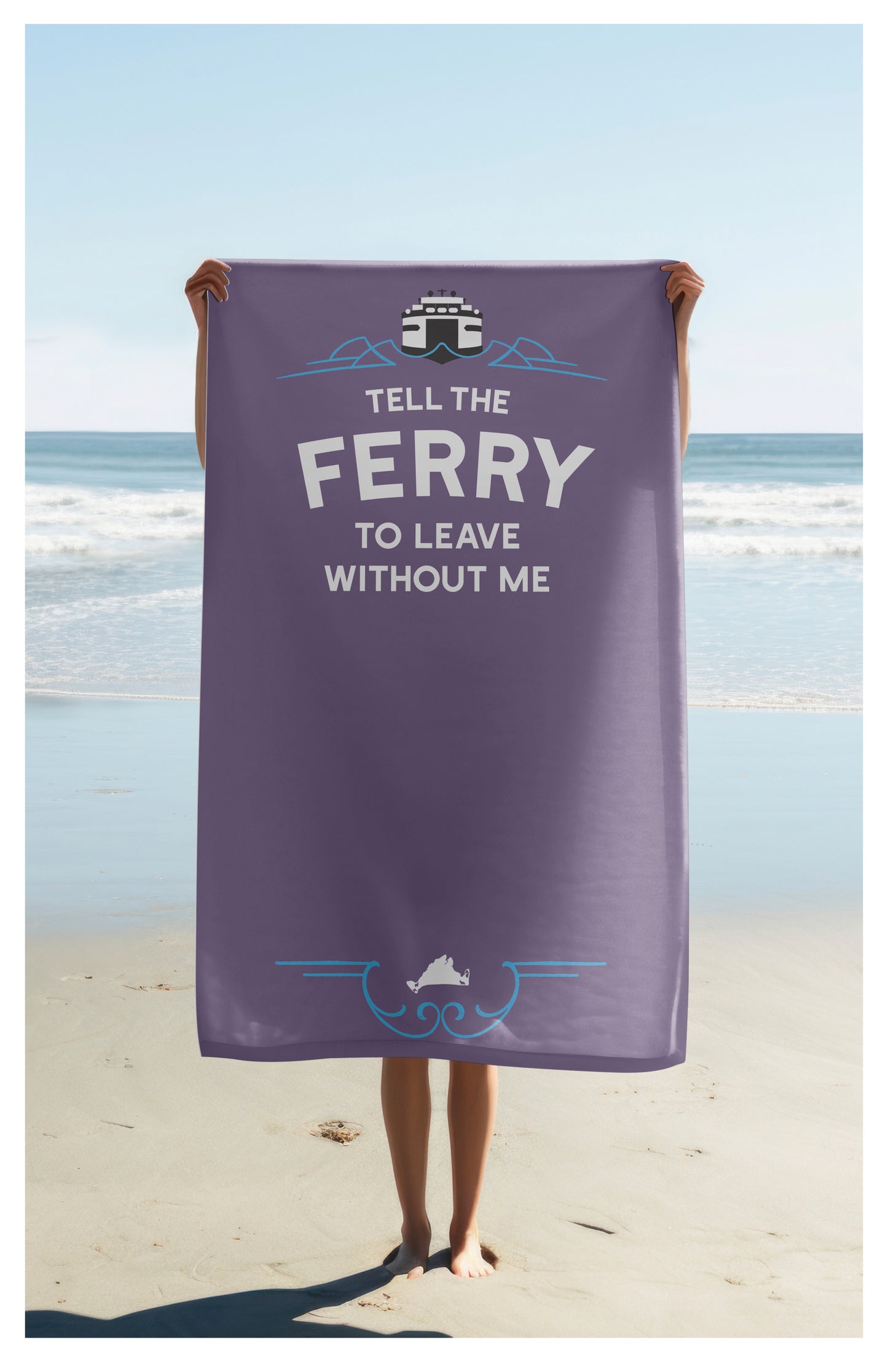 Beach Towel - Ferry