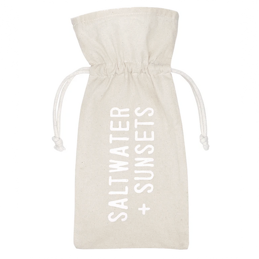 Saltwater & Sunsets Wine Bag