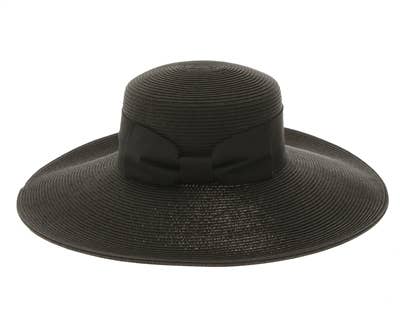 Glamorous Women's Straw Sun Hat : Dark Natural