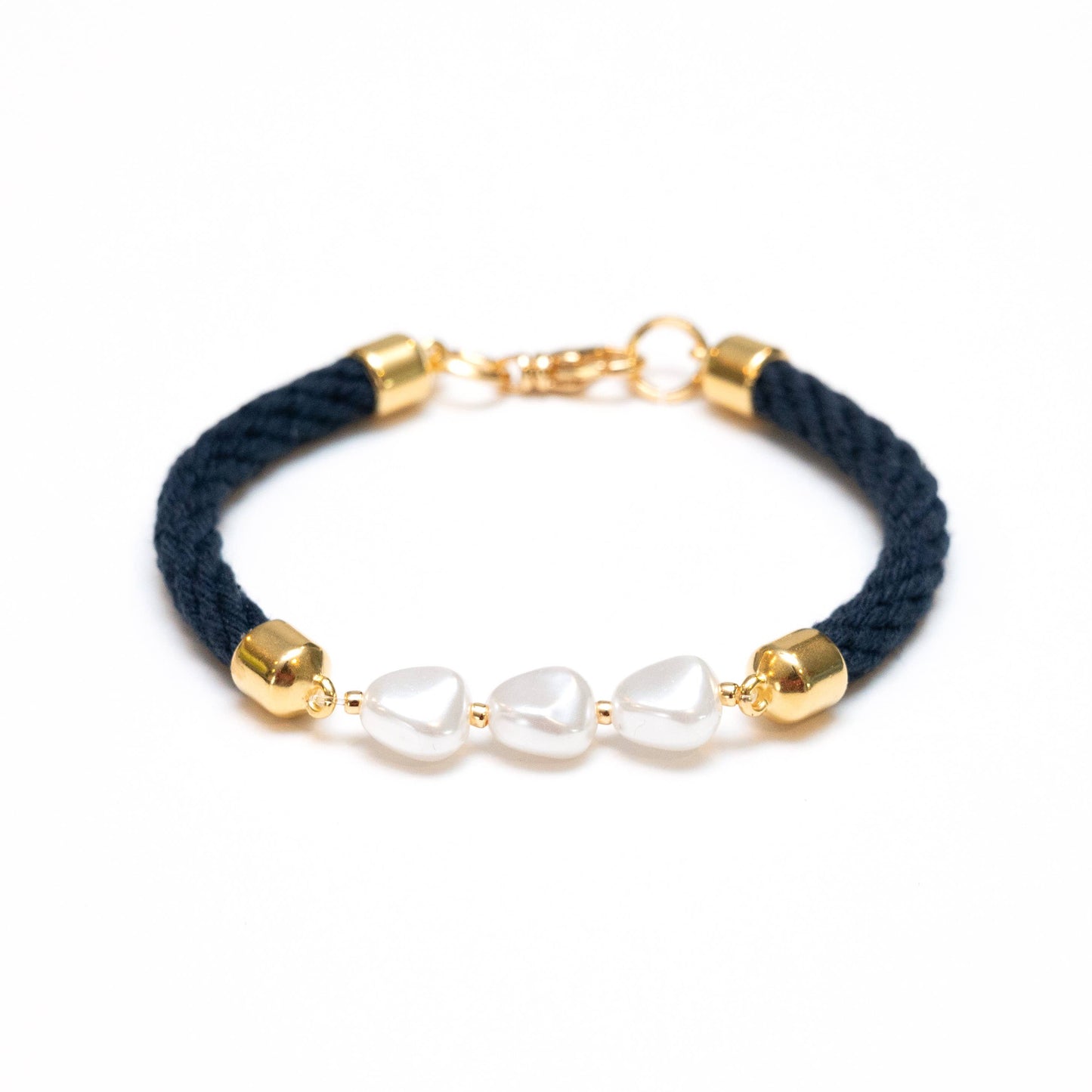 Atlantic Bracelet - Navy/Gold: S